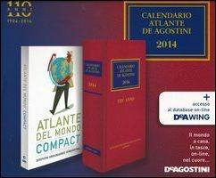 Calendario atlante De Agostini 2014-Atlante del mondo compact. Con aggiornamento online - copertina