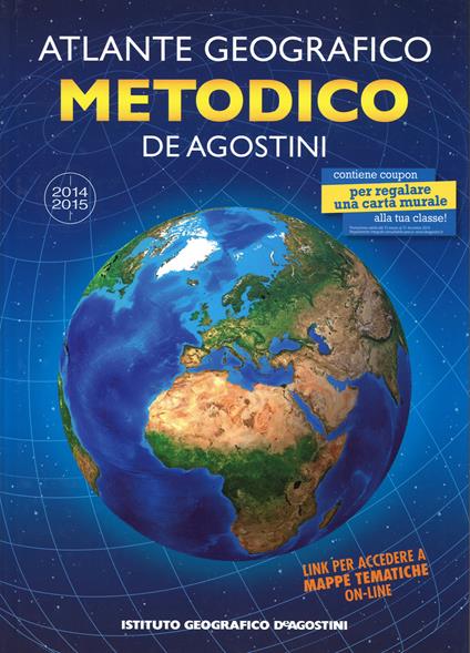 Atlante geografico metodico 2014-2015. Con aggiornamento online - copertina