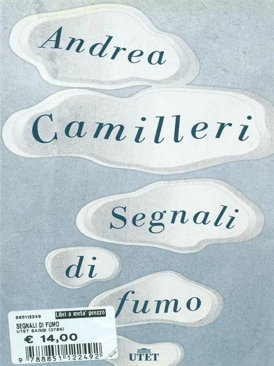 Segnali di fumo - Andrea Camilleri - copertina