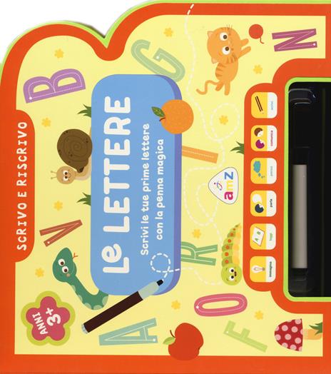 Le lettere. Scrivo e riscrivo. Ediz. illustrata. Con gadget - copertina