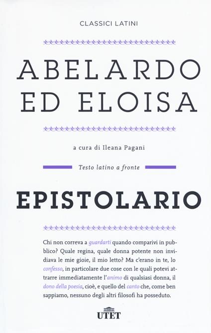 Epistolario. Testo latino a fronte - Pietro Abelardo - copertina