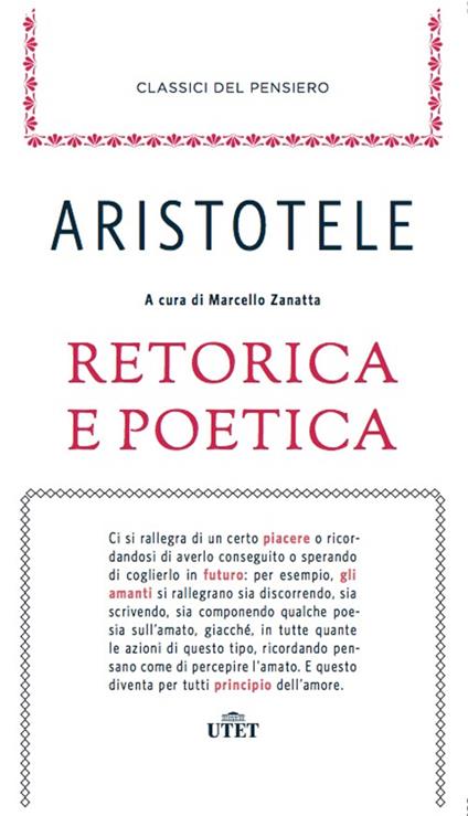Retorica e poetica. Con e-book - Aristotele - copertina