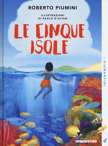 Le cinque isole - Roberto Piumini - copertina