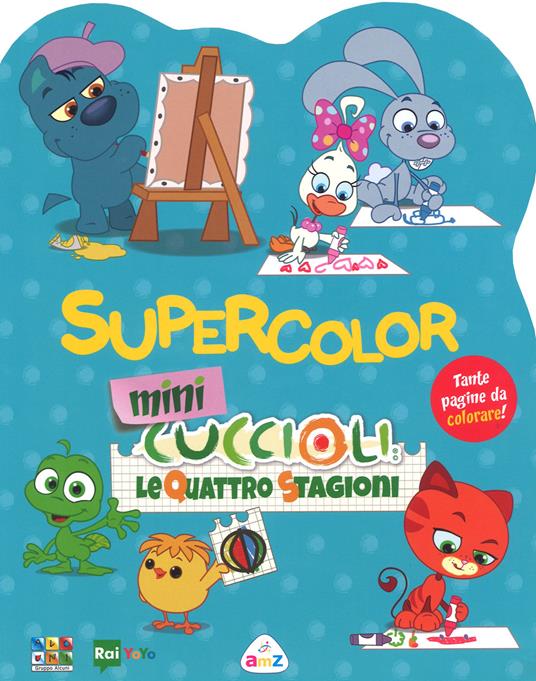 Supercolor. Mini Cuccioli. Le quattro stagioni - copertina