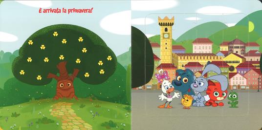 Il puzzle dei Mini Cuccioli. Le quattro stagioni. Libro puzzle. Ediz. a colori - 2