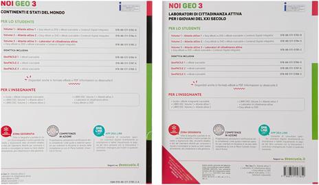  Noi Geo. Geofacile. Con quaderno inclusivo e Laboratori cittadinanza attiva. Con ebook. Con espansione online. Con DVD-ROM. Vol. 3 - 2