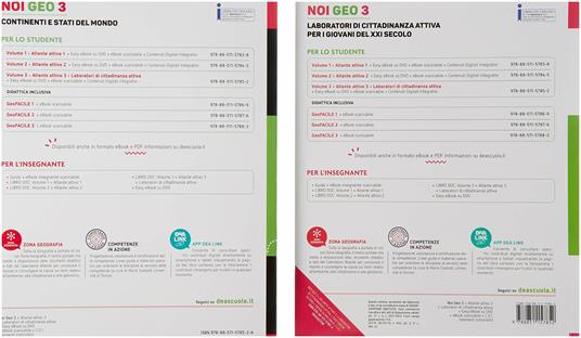  Noi Geo. Geofacile. Con quaderno inclusivo e Laboratori cittadinanza attiva. Con ebook. Con espansione online. Con DVD-ROM. Vol. 3 - 2