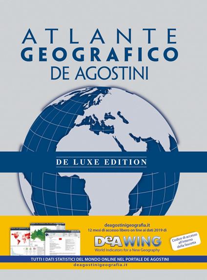 Atlante geografico De Agostini. Deluxe edition. Con aggiornamento online - copertina
