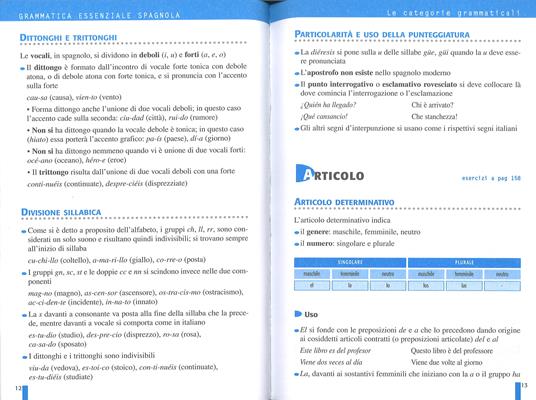 Grammatica essenziale. Spagnolo - 2