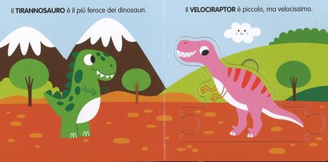 I dinosauri. Libro puzzle. Ediz. a colori - Beatrice Tinarelli - 3