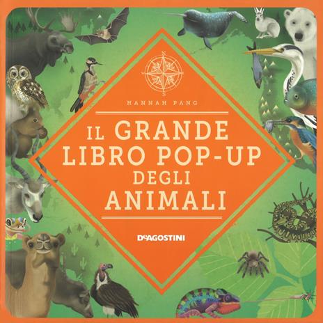 Il grande libro pop-up degli animali - Hannah Pang - copertina
