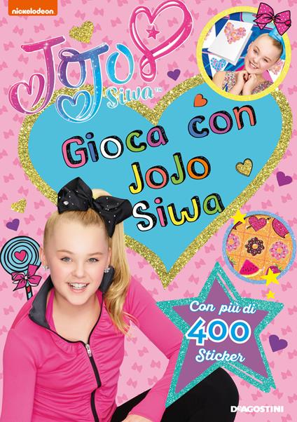 Gioca con JoJo Siwa. Con adesivi. Ediz. a colori - copertina