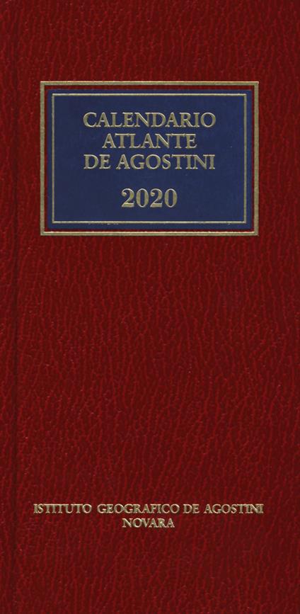 Calendario atlante De Agostini 2020. Con applicazione online - copertina