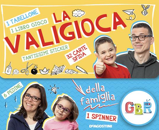La valigioca della famiglia GBR. Con gadget. Con 32 Carte - GBR - copertina