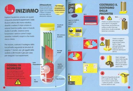 Corpo umano. Esplora le meraviglie del corpo umano. La scienza in scatola. Con gadget - Sally MacGill - 3