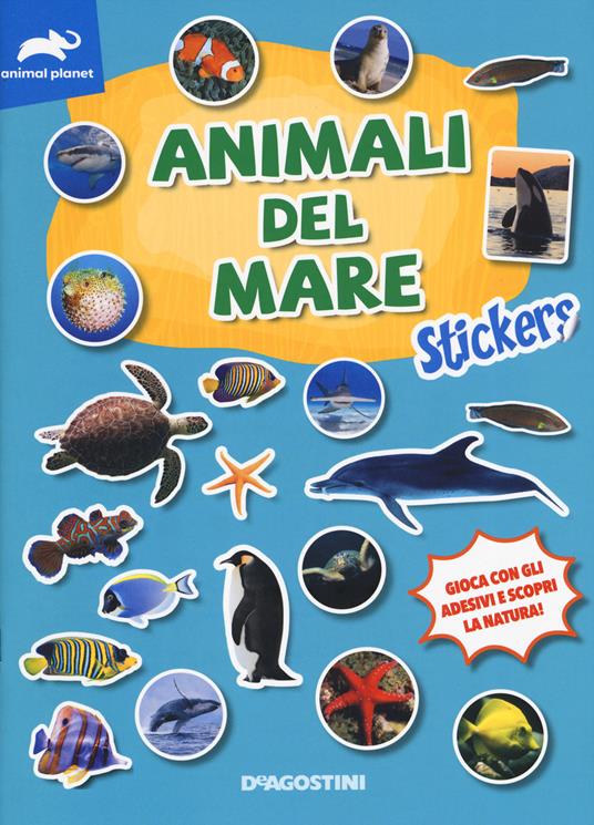 Animal del mare. Stickers. Ediz. a colori - copertina