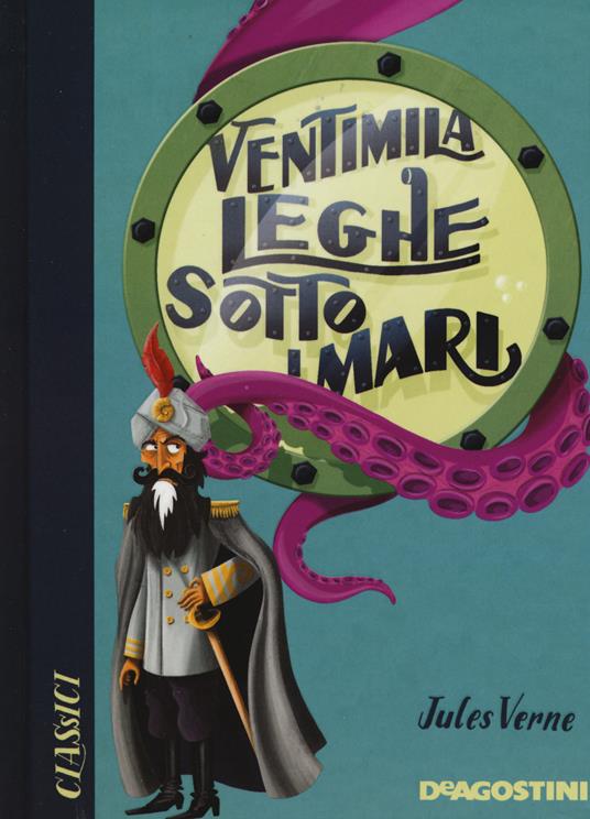 Ventimila leghe sotto i mari - Jules Verne - copertina