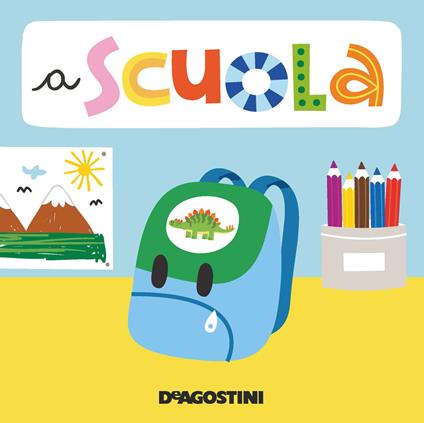 A scuola. Libro puzzle. Ediz. a colori - copertina