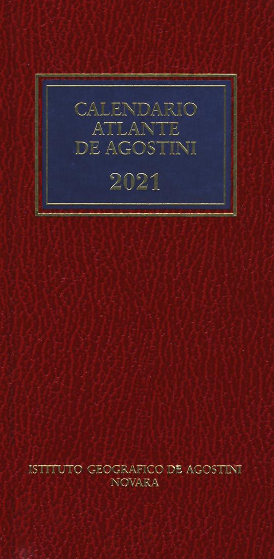 Calendario atlante De Agostini 2021. Con applicazione online - copertina