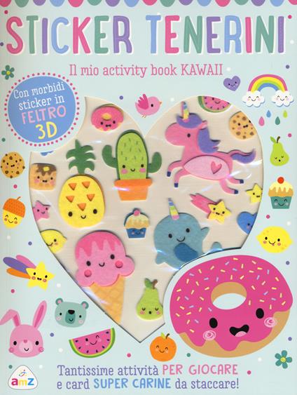 Sticker tenerini. Il mio activity book kawaii - Charly Lane - copertina