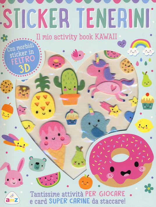 Sticker tenerini. Il mio activity book kawaii - Charly Lane - copertina