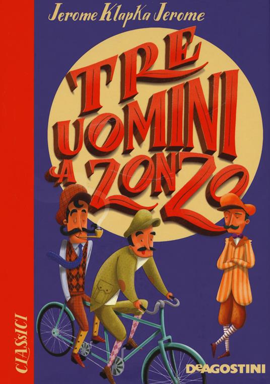 Tre uomini a zonzo - Jerome K. Jerome - copertina
