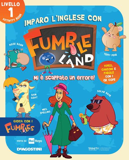 Imparo l'inglese con Fumbleland. Mi è scappato un errore. Livello 1 - copertina