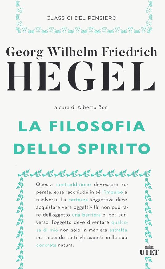 La filosofia dello spirito. Nuova ediz. - Friedrich Hegel - copertina