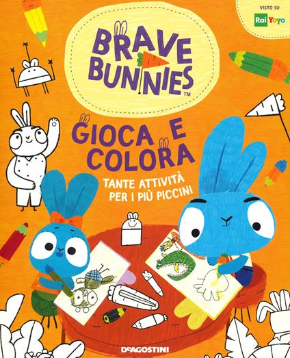 Brave Bunnies. Gioca e colora. Ediz. a colori - copertina