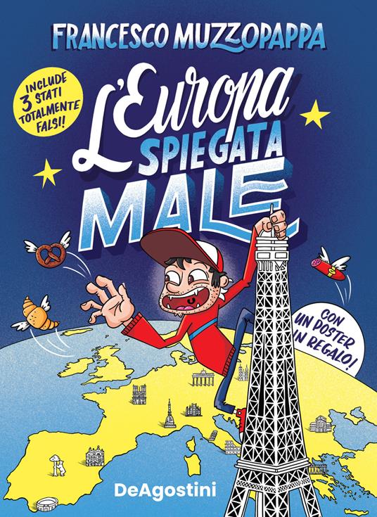 L'Europa spiegata male. Con Poster - Francesco Muzzopappa - copertina