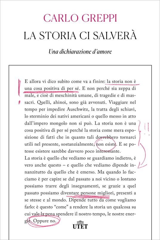 La storia ci salverà. Una dichiarazione d'amore - Carlo Greppi - copertina