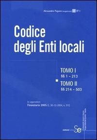 Codice degli enti locali - Alessandro Pagano - copertina