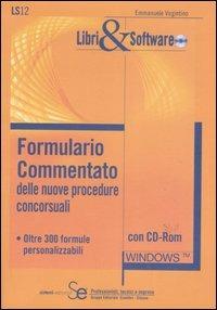 Formulario commentato delle nuove procedure concorsuali. Oltre 300 formule personalizzabili. Con CD-ROM - Emmanuele Virgintino - copertina