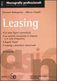 Leasing - Giovanni Barbagelata,Alberto Traballi - copertina