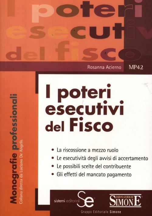 I poteri esecutivi del fisco - Rosanna Acierno - copertina