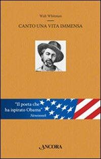 Canto una vita immensa - Walt Whitman - copertina