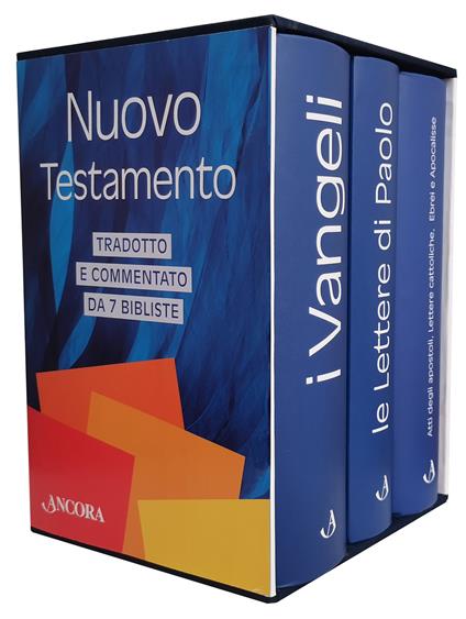Il Nuovo Testamento tradotto e commentato da 7 bibliste. Vol. 1-3 - copertina