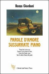 Parole d'amore sussurate piano - Renzo Giordani - copertina