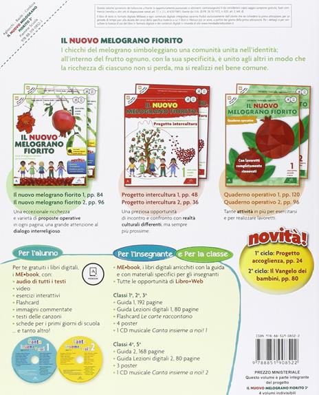Il Nuovo melograno fiorito. Per il 2° ciclo della Scuola elementare. Con e-book. Con espansione online - Agliocchi,Basile - 5