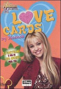 Love cards. Hannah Montana. Con adesivi. Ediz. illustrata - copertina