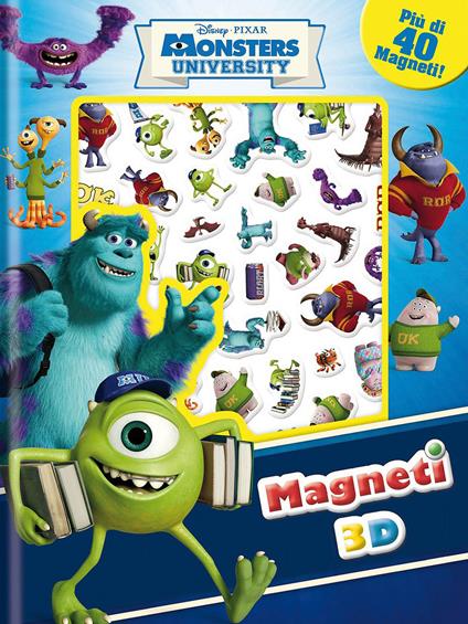 Monsters University. Con magneti 3D. Ediz. illustrata - copertina