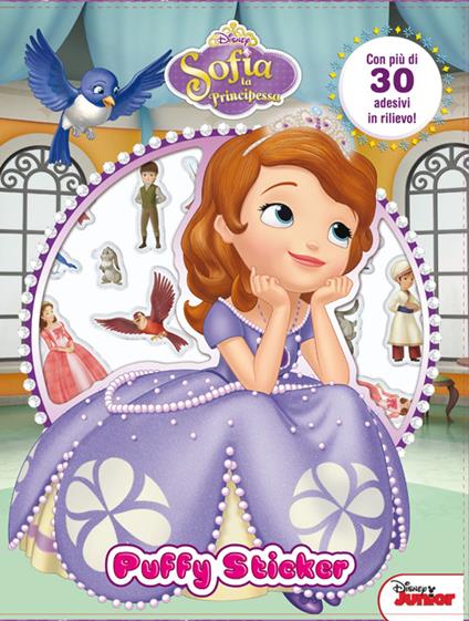 Sofia la principessa. Puffy sticker. Con adesivi. Ediz. illustrata - copertina