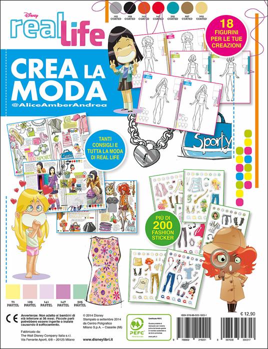 Crea la moda. Real life. Ediz. illustrata - 2