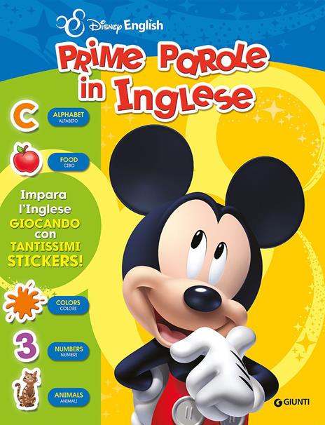 Prime parole in inglese. Con adesivi - copertina