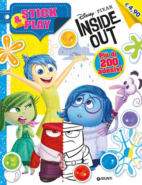 Inside out. Stick & play. Con adesivi. Ediz. illustrata - copertina