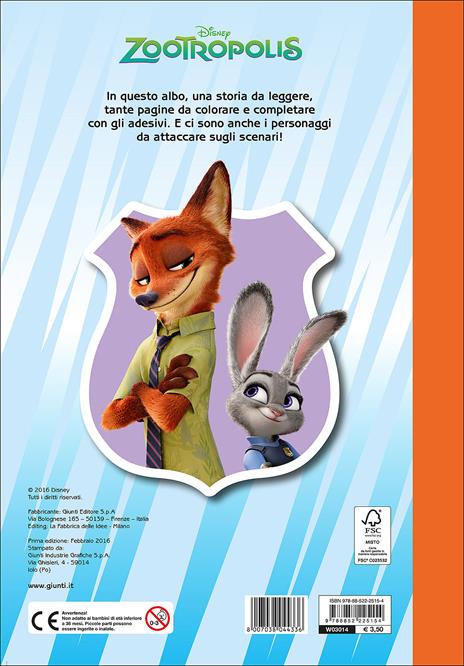 Zootropolis. Con adesivi. Ediz. illustrata - 2