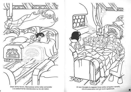 Biancaneve e i sette nani. Staccattacca&colora. Con adesivi. Ediz. illustrata - 5