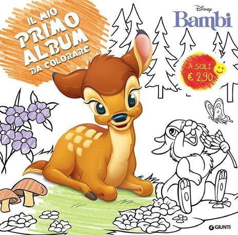 Bambi. Primo album da colorare. Ediz. illustrata - copertina