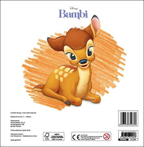 Bambi. Primo album da colorare. Ediz. illustrata - 2