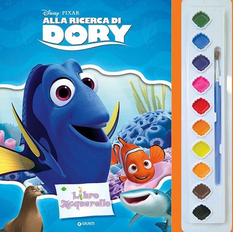 Alla ricerca di Dory. Libro acquerello. Ediz. illustrata. Con gadget - copertina